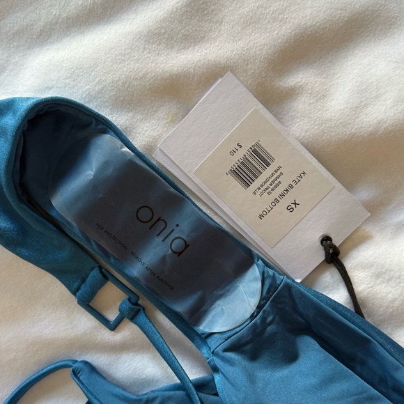 BNWT ONIA BIKINI SET (TOP + BOTTOM) IN MYKONOS BLUE - Picture 11 of 11